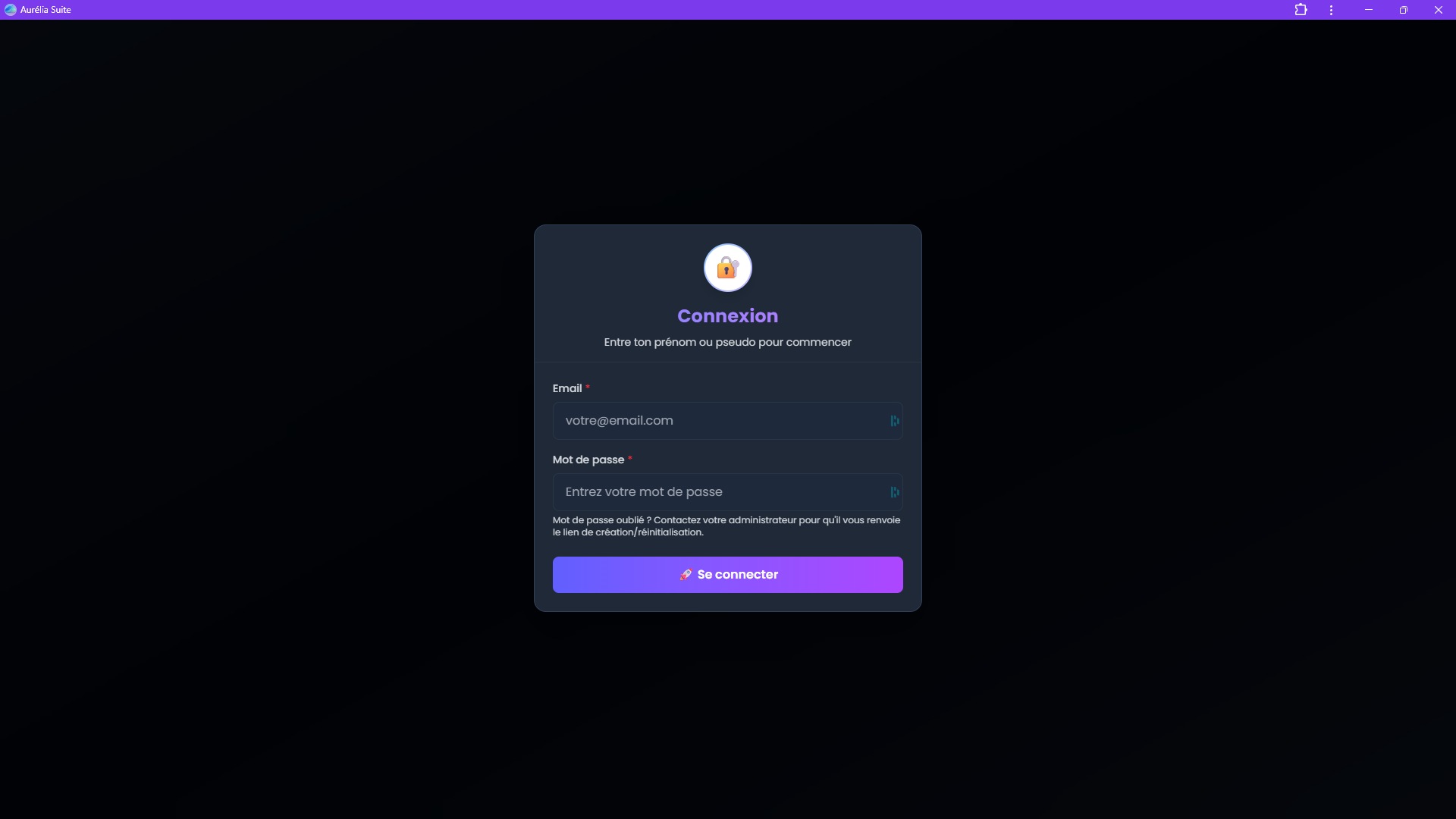 Connexion Aurélia Suite